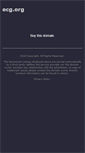 Mobile Screenshot of ecg.org